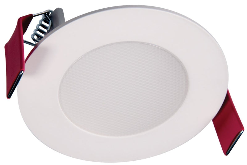 HALO HLB Series HLB3059FS1EMWR Downlight, 9 W, 277 V, LED Lamp, Aluminum, Matte White