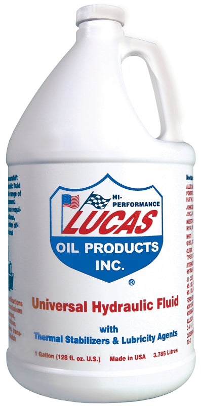 Lucas Oil 10017 Hydraulic and Transmission Fluid, 1 gal Bottle