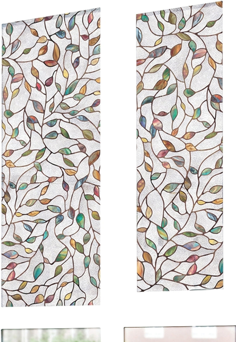 Artscape 02-3021 Window Film, 36 in L, 24 in W, New Leaf Pattern