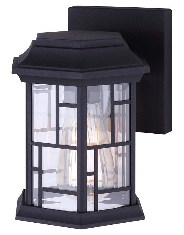 Canarm CHANTRY IOL352BK Outdoor Light, 100 W, Type A Lamp, Black Fixture