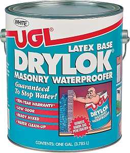 Drylok 27513 Masonry Waterproofer, White, Liquid, 1 gal, Pail