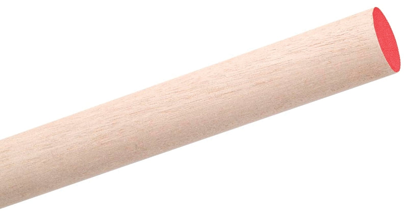 Waddell 6405UB Dowel Rod, 5/16 in Dia, 48 in L, Aspen Wood