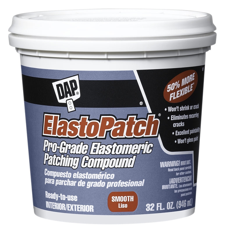 DAP 12278 Spackling Paste White, White, 1 qt Tub