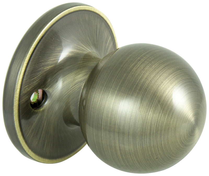 ProSource Dummy Knob, T3 Design, 1-3/8 to 1-3/4 in Thick Door, Brass, 65.7 mm Rose/Base