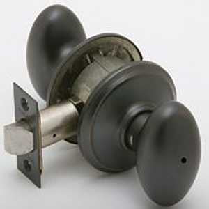 Schlage F Series F40VSIE716 Privacy Lever, Mechanical Lock, Aged Bronze, Knob Handle, Metal, Residential, 2 Grade