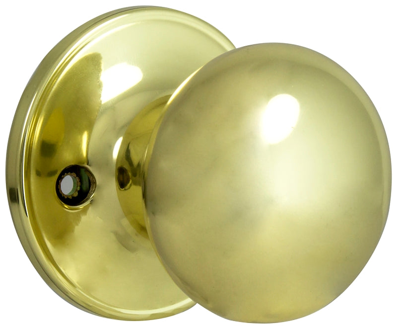 ProSource Dummy Knob, TF Design, 1-3/8 to 1-3/4 in Thick Door, Stainless Steel, 65.7 mm Rose/Base