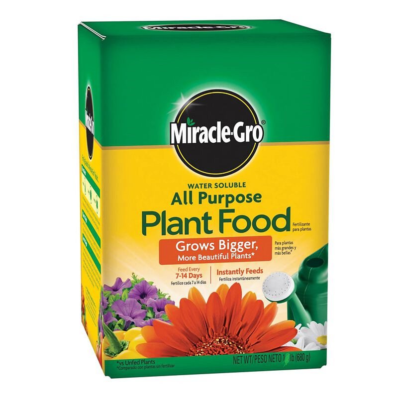 Miracle-Gro SCO160101 Plant Food, 1 lb, 24-8-16 N-P-K Ratio