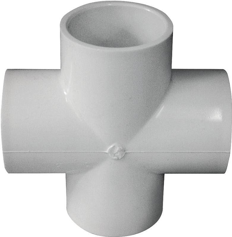 IPEX 435473 Pipe Cross, 1-1/2 in, PVC, SCH 40 Schedule