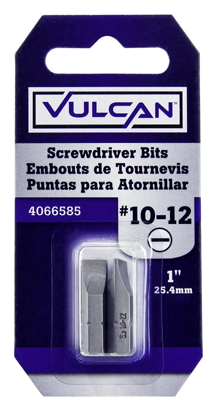 Vulcan 306432OR Screwdriver Bit, Hex Shank, S2 Chrome Molybdenum Steel