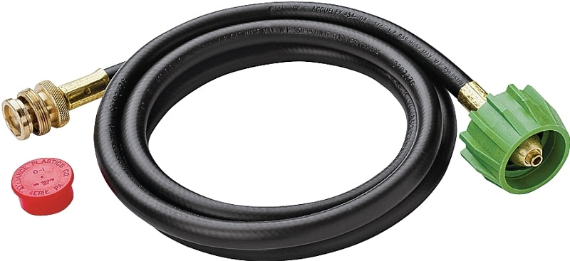 Weber 6501 Adapter Hose, Brass/Rubber/Stainless Steel, 72 in L