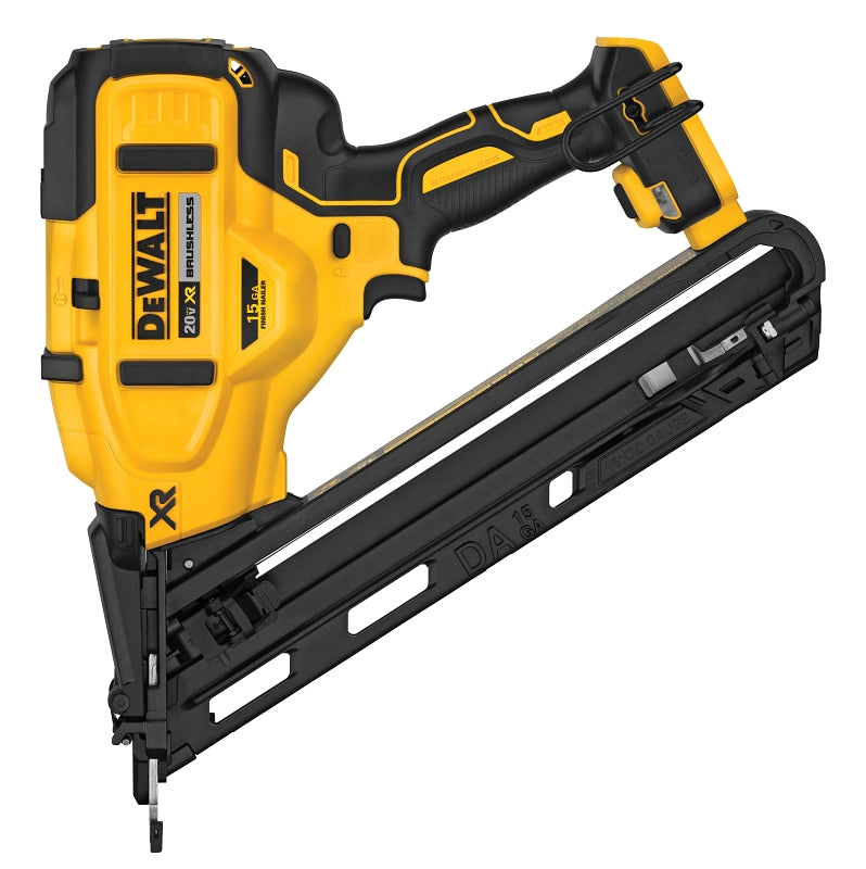 DeWALT DCN650B Nailer, Tool Only, 20 V, 110 Magazine, 34 deg Collation, 15 ga Nail, Nail Fastener