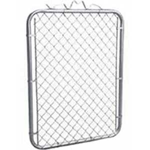 Stephens Pipe & Steel GTB03660 Fence Walk Gate, 36 in W Gate, 60 in H Gate, 12.5 ga Frame Tube/Channel, Gray