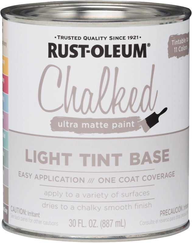 Rust-Oleum 287688 Chalk Paint, Chalk/Ultra Matte, 30 oz