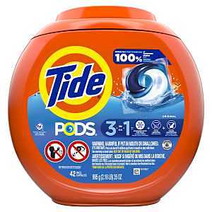 Tide Pods Series 995 Laundry Detergent, 42, Liquid, Original