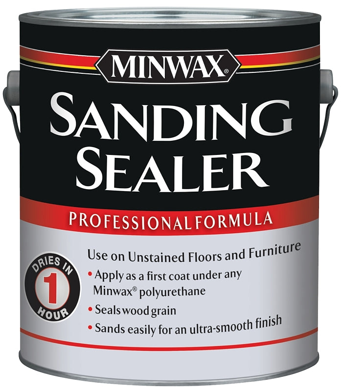 Minwax 657000000 Sanding Sealer, Cream, Liquid, 1 qt, Can