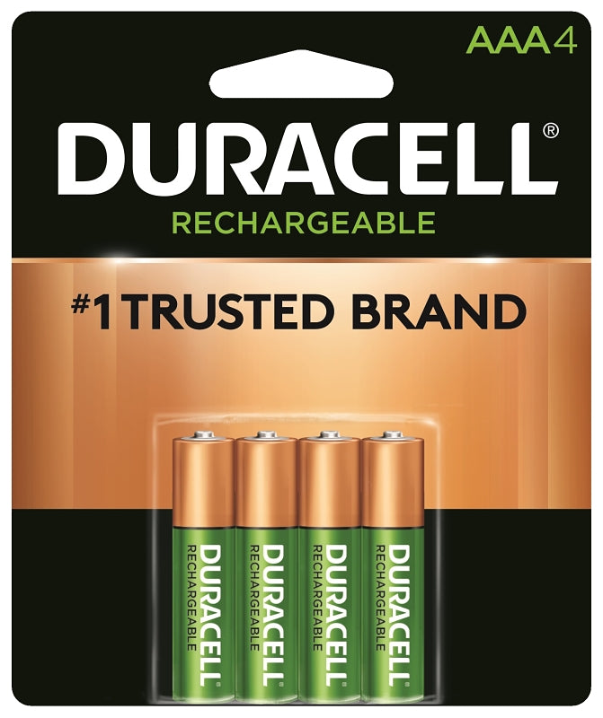 Duracell 66160 Battery, 1.2 V Battery, 700 mAh, AAA Battery, Nickel-Metal Hydride, Rechargeable