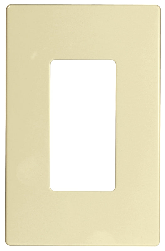 Eaton Cooper Wiring PJS PJS26LA Wallplate, 4-7/8 in L, 3-1/8 in W, 1 -Gang, Polycarbonate, Light Almond