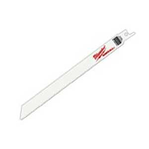 Milwaukee 48-00-5194 Reciprocating Saw Blade, 5/8 in W, 12 in L, 10/14 TPI, Bi-Metal Cutting Edge