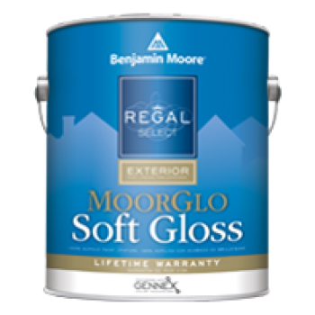 Regal® Select Exterior Paint — MoorGlo® Soft Gloss Finish 096