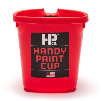 Handy Products BER-1500-CT Paint Cup, 1 pt, Plastic, Red