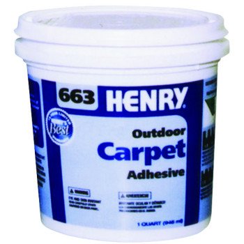 Henry 12183 Carpet Adhesive, Beige, 1 qt, Container