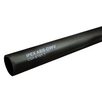 IPEX 009112 Pipe, 1-1/4 in, 12 ft L, SCH 40 Schedule, ABS