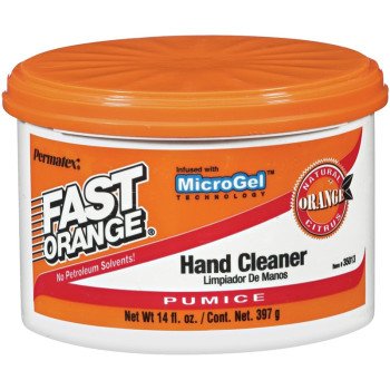 Fast Orange 35013 Hand Cleaner, Paste, White, Citrus, 14 oz, Tub