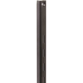 Knape & Vogt 80 Series 80 BLK 36 Shelf Standard, Black, 320 lb, 16 ga Thick Material, 5/8 in W, 36 in H, Steel