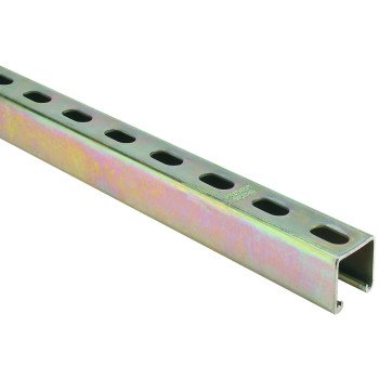 SuperStrut ZA1200HS 10 Conduit Strut Channel, Steel, Gold, Galvanized