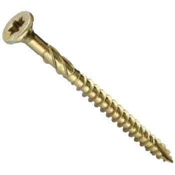 GRK Fasteners R4 02103 Framing and Decking Screw, 2-3/4 in L, W-Cut Thread, Recessed Star Drive, Zip-Tip Point, Steel