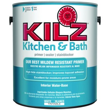 Kilz L204511 Primer, White, 1 gal, Can