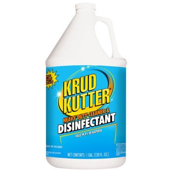 Krud Kutter DH012 Heavy-Duty Cleaner and Disinfectant, 1 gal, Liquid, Mild, Clear