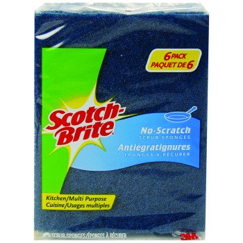 Scotch-Brite MP6-8CA Non-Scratch Scrub Sponge, Microfiber Cloth