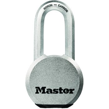 Master Lock Magnum Series M930XKADLH Padlock, Keyed Alike Key, 7/16 in Dia Shackle, Boron Carbide Steel Shackle