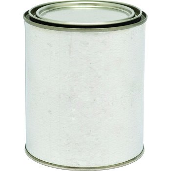 Valspar 27318 Empty Paint Can, 1 qt Capacity, Metal, Silver