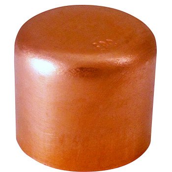 Elkhart Products 30626 Tube Cap, 5/8 in Dia, 1/2 in, Sweat