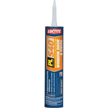 Loctite 1618182 Polyurethane Sealant, White, 7 Days Curing, 20 to 120 deg F, 10 oz Cartridge