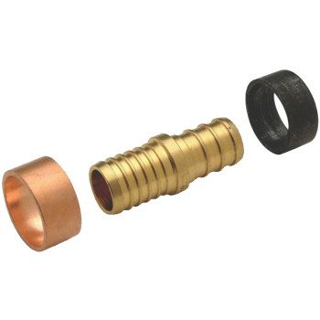 Apollo CPXBC3434 Transition Coupling, 3/4 in, Barb, Brass