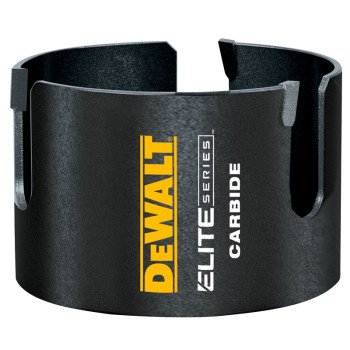 DEWALT ELITE Series DAH44 Hole Saw, 4 in Dia, 2-7/16 in D Cutting, 5/8 in Arbor, Carbide Cutting Edge