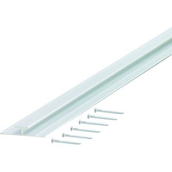 M-D 70086 Divider Moulding with Nail, 96 in L, Aluminum, Silver, Anodized