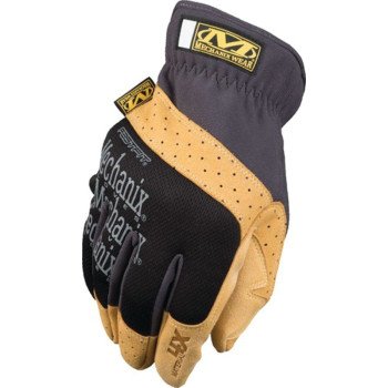 Mechanix Wear FastFit Series MF4X-75-009 Work Gloves, M, 9 in L, Reinforced Thumb, Elastic Cuff, Synthetic Leather