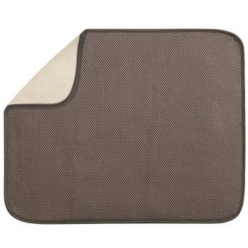 Interdesign 40131 Drying Mat, 18 in L, 16 in W, Microfiber Terry/Polyester