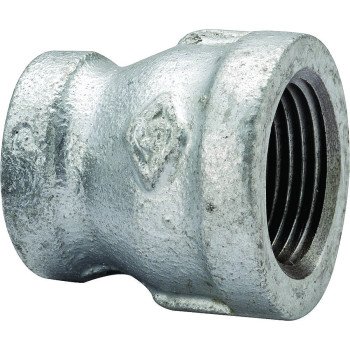 ProSource 24-2X11/2G Reducing Pipe Coupling, 2 x 1-1/2 in, Threaded, Malleable Steel