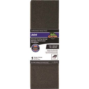 Gator 7312-012 Sanding Sponge, 10 in L, 3 in W, Fine, Medium, Aluminum Oxide Abrasive