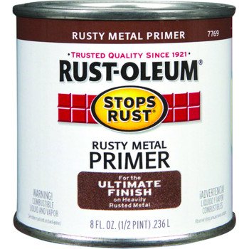 Rust-Oleum 7769730 Primer, Flat, Rusty Metal Primer, 0.5 pt