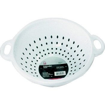 Chef Craft 21311 Colander, 5 qt, Plastic, 11 in Dia, Plastic Handle