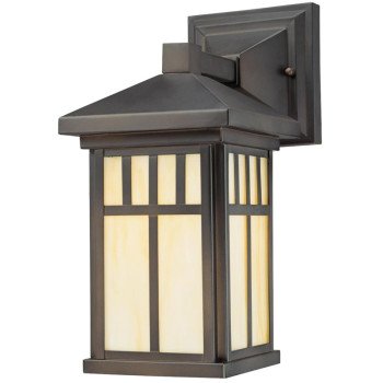 Westinghouse 6732848 Wall Lantern, 120 V, LED Lamp, Steel Fixture, Oil-Rubbed Bronze Fixture