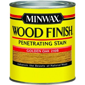 Minwax 221024444 Wood Stain, Golden Oak, Liquid, 0.5 pt, Can