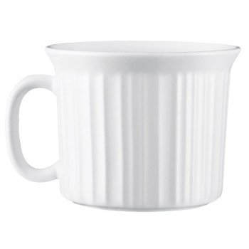 Corelle 1035985 Meal Mug, 20 oz, Plastic/Stoneware, French White