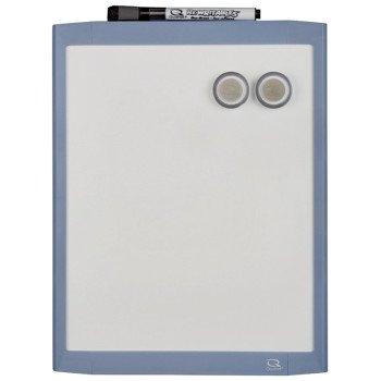 Quartet MHOW8511 Dry Erase Board, 8-1/2 in W, 11 in H, White Board, Plastic Frame